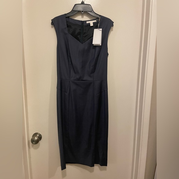NWT Hugo Boss Navy Blue Sheath Dress Suit 💼 - Picture 11 of 14